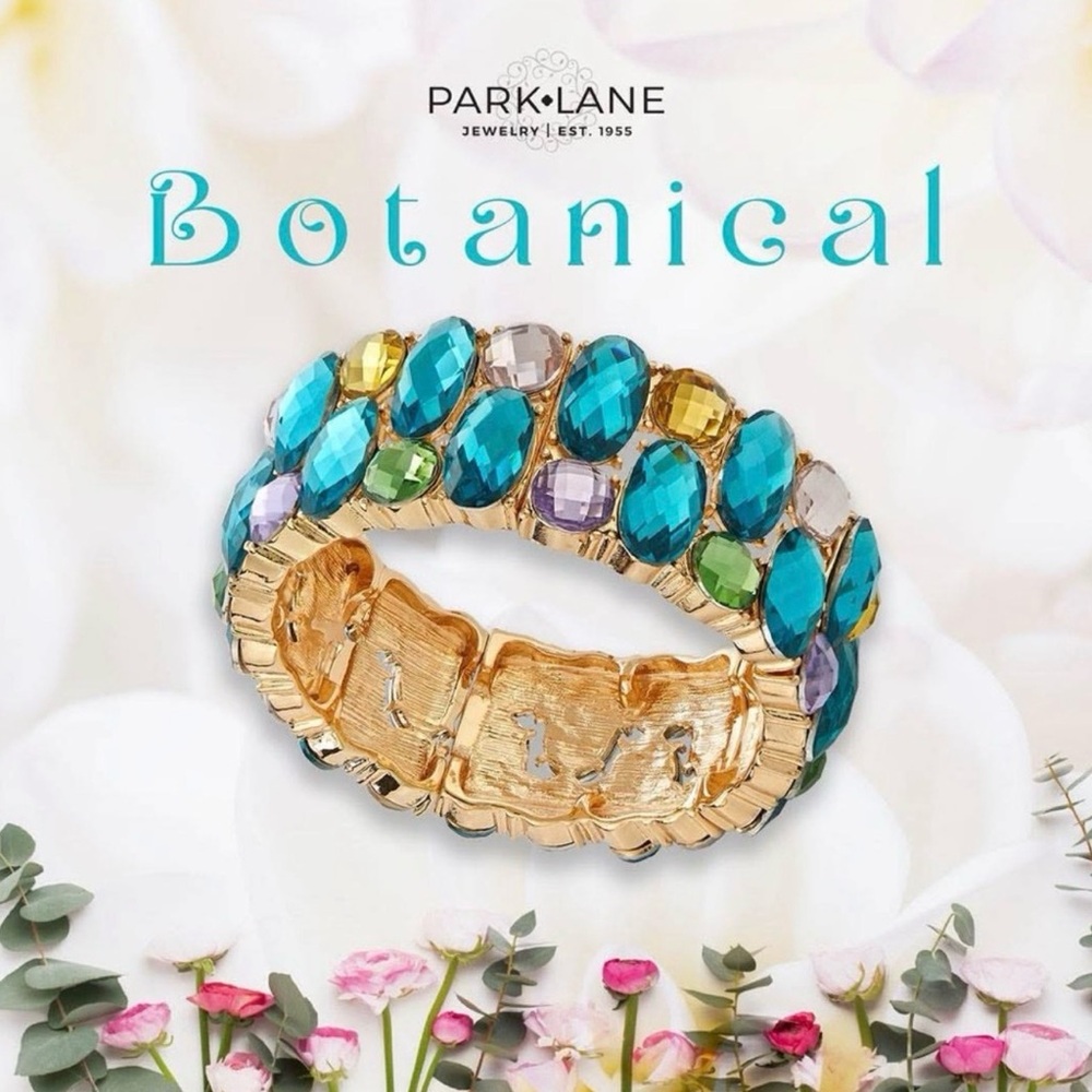 Park Lane Botanical Jewel-Toned Stretch Bracelet